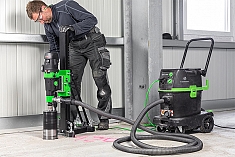 Эксплуатация двигателя с микроударом для алмазного бурения Eibenstock ESD 200 Эксплуатация двигателя с микроударом для алмазного бурения Eibenstock ESD 200