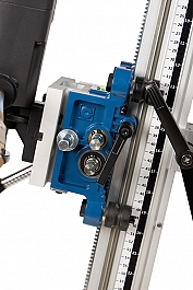 Крепление двигателей установки для алмазного бурения с микроударом Keos Pulsar KS-180 JSet