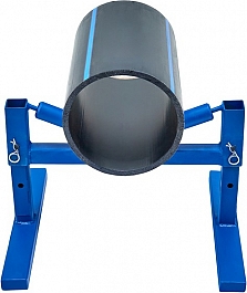 Применение регулируемого опорного ролика для труб Gas Fusion 63-315 мм Применение регулируемого опорного ролика для труб Gas Fusion 63-315 мм